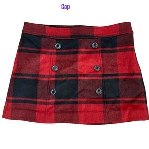 Gap plaid wool skirt size 8 fully lined